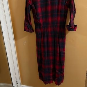 1950s vintage cashmere midi dress